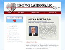 Tablet Screenshot of aerospacecardiology.com